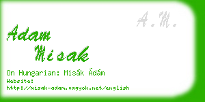 adam misak business card